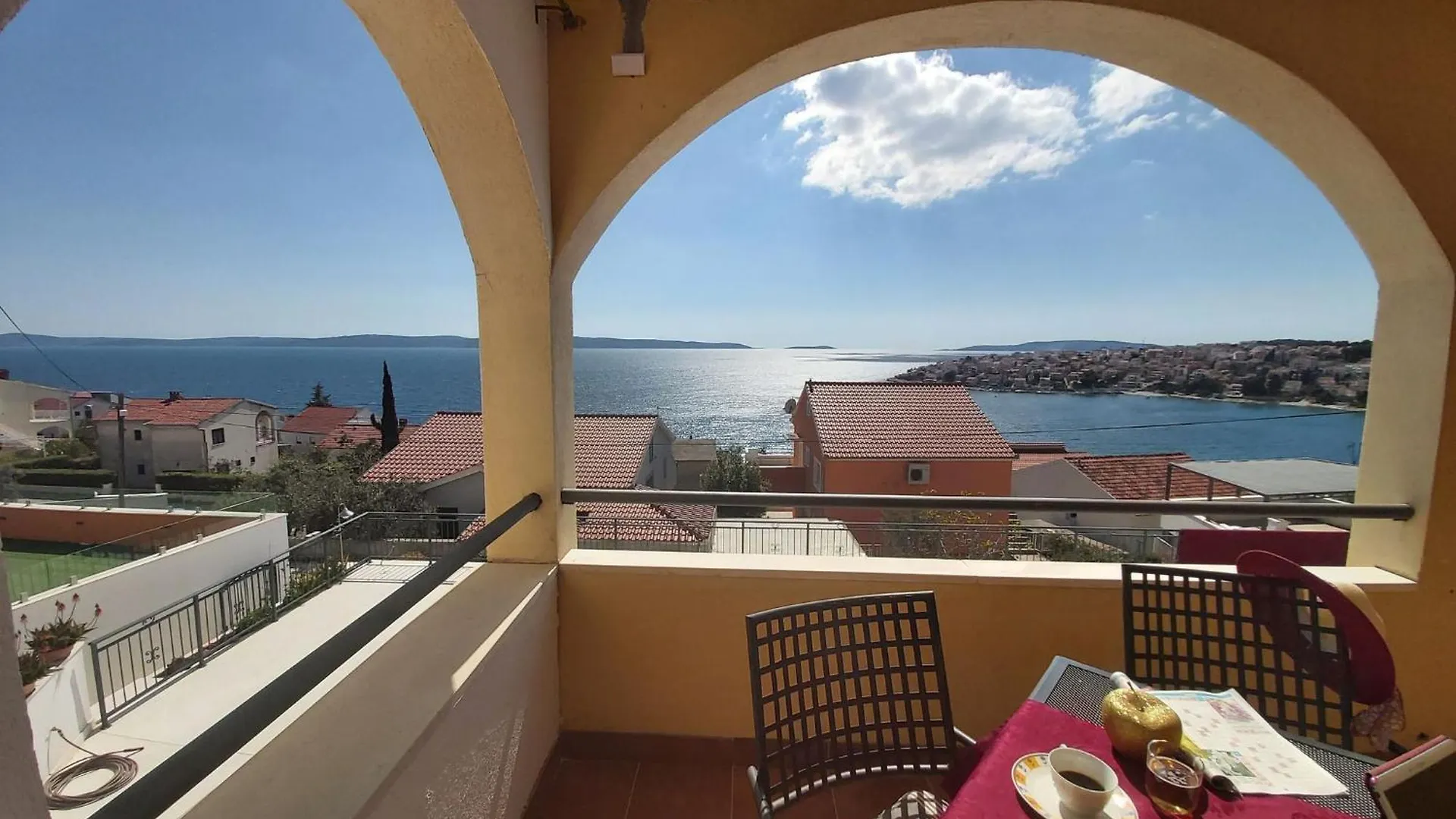 Apartamento Heated Swimming Pool, Stunning Sea View Terrace A9 Trogir